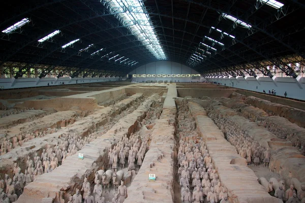 Terracotta Army in Xian, China. — Stock Photo, Image