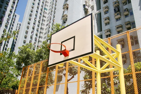 Campo da basket in vista astratta — Foto Stock