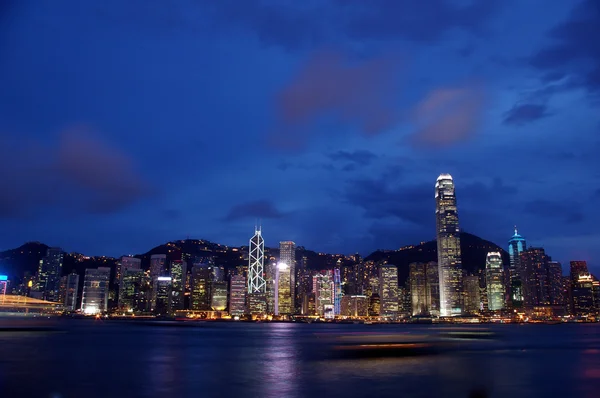 Hong kong vista notturna — Foto Stock