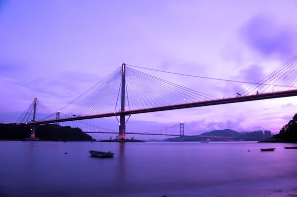 Ting Kau Bridge in Hong Kong — Stock Photo, Image