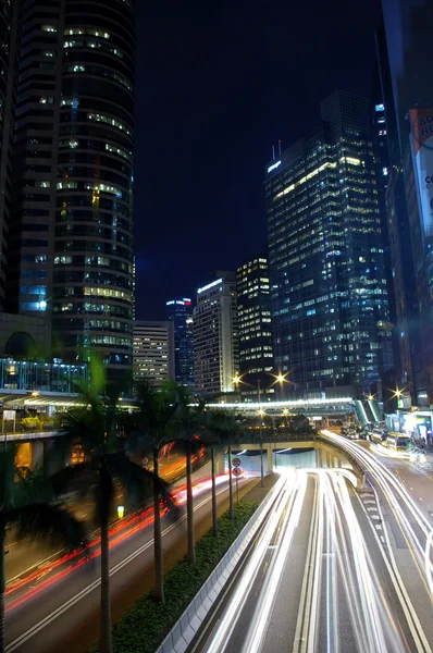 在香港的市中心交通 — 图库照片
