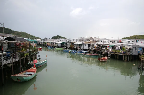El pueblo pesquero Tai O en Hong Kong —  Fotos de Stock