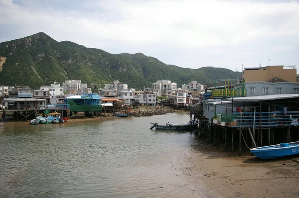 在香港大澳渔村村 — 图库照片