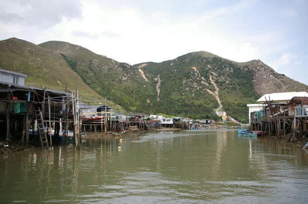 El pueblo pesquero Tai O en Hong Kong — Foto de Stock