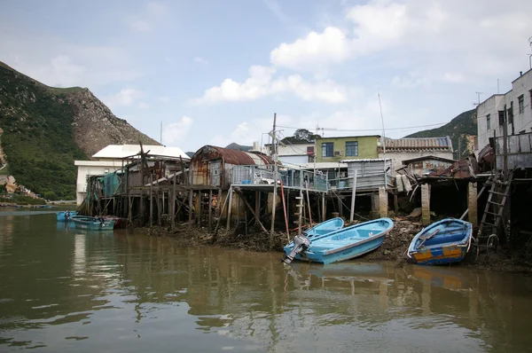 Rybářská vesnice tai o v hong Kongu — Stock fotografie