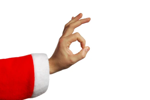 Santa 's Hand — стоковое фото