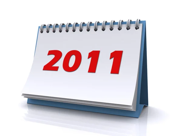 New Year 2011 Calendar Render — Stock Photo, Image