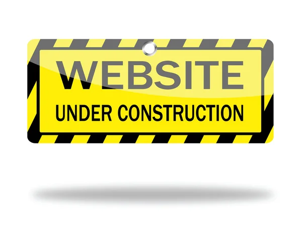 Site web en construction — Image vectorielle