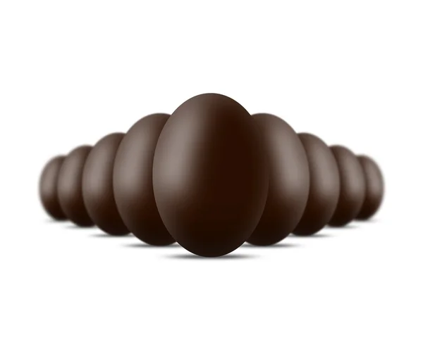Ovos de chocolate — Fotografia de Stock