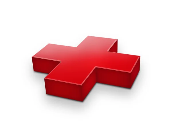 Cruz Roja — Foto de Stock