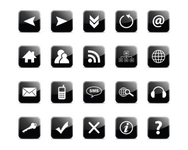 Internet icons clipart