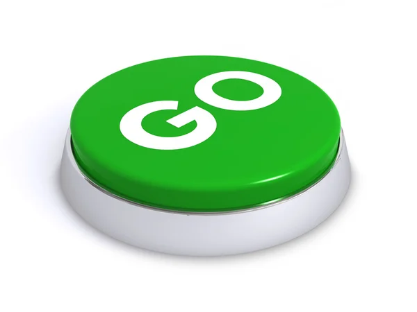 Go button — Stock Photo, Image