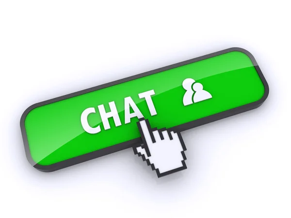 Chat button — Stock Photo, Image