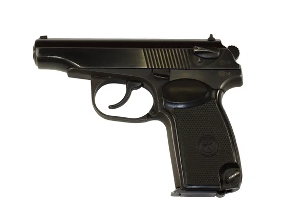 Pistol isolated on white — Stock Photo, Image