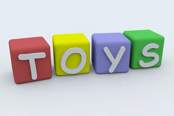 Brinquedos blocos — Fotografia de Stock