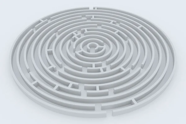 圆的迷宫 — 图库照片