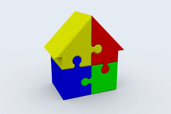 House puzzle — Stock Photo, Image