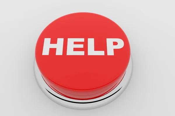 HELP - red button — Stock Photo, Image