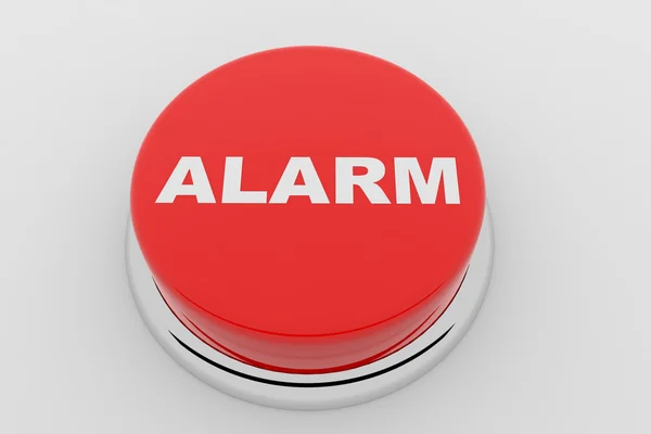 ALARM - red button — Stock Photo, Image