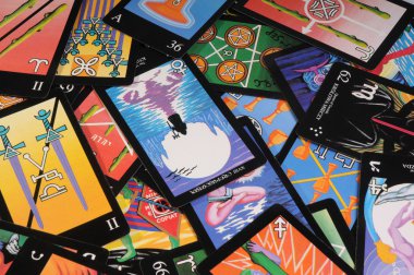 Tarot cards clipart