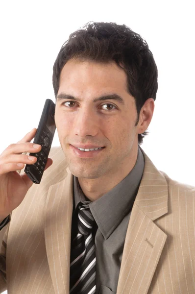 Homme d'affaires au téléphone — Photo