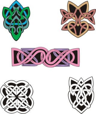 Knot Decoration Dingbats & Patterns clipart