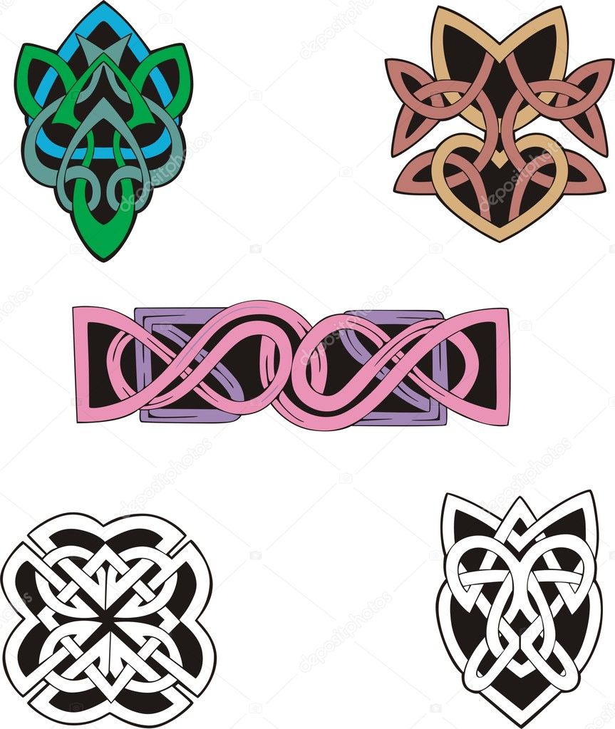 Knot Decoration Dingbats & Patterns