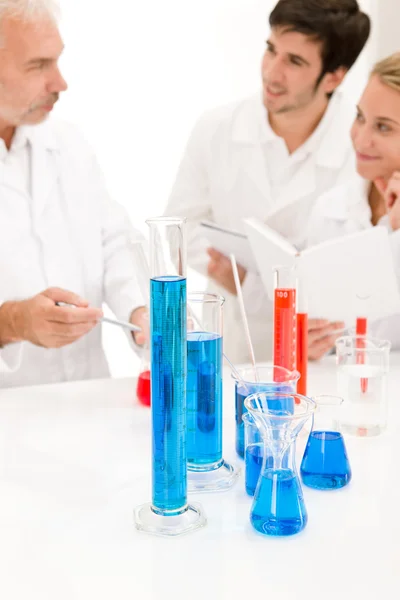 Team of scientists in laboratory - medical research — Stock Photo, Image