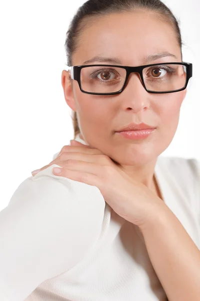 Designer glasses - successful businesswoman — Stock Photo, Image
