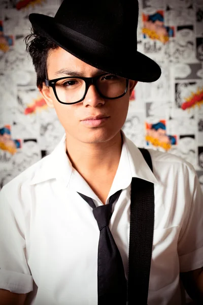 Stock image Young Man Playing music