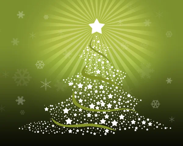 Fröhlicher Weihnachtsbaum — Stockfoto