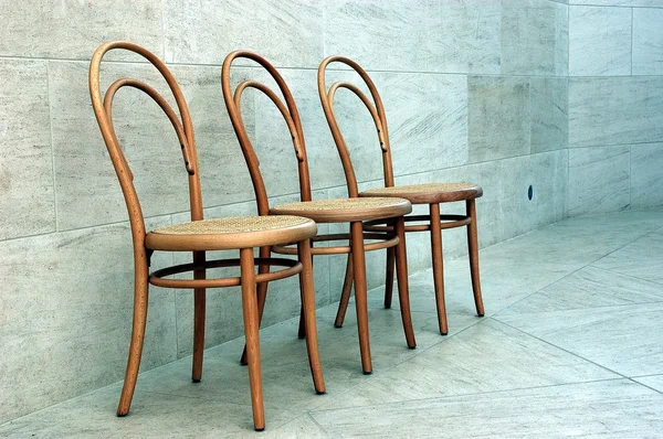 stock image Three chairs