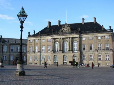 Residence of Danish royal family clipart