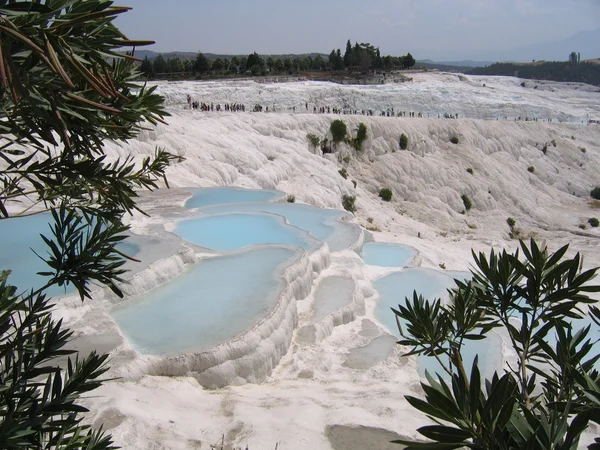 Pamukkale, Türkiye'nin doğa wounder — Stok fotoğraf