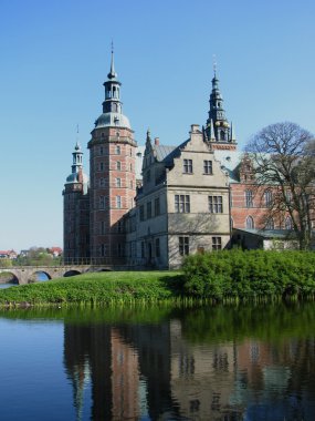 Frederiksborg castle in Hellerod, Denmark clipart