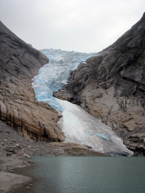 Briksdalsbreen Glacier in Norway clipart