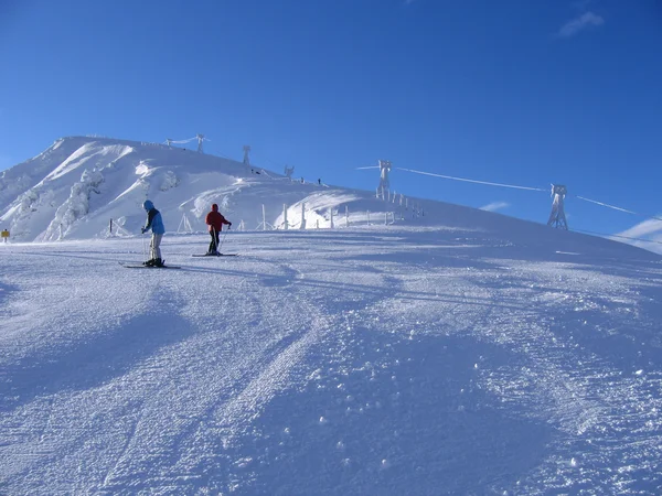 边坡的亚斯纳滑雪度假村 — 图库照片
