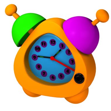 ORANGE ALARM clipart