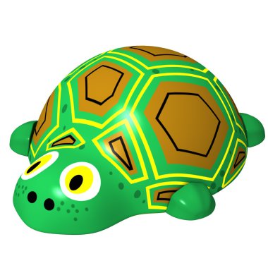 Toy turtle clipart