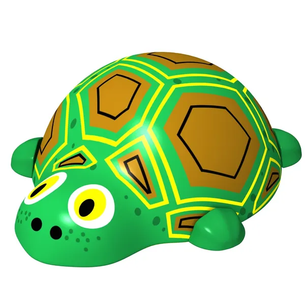 Leksak sköldpadda — Stockfoto