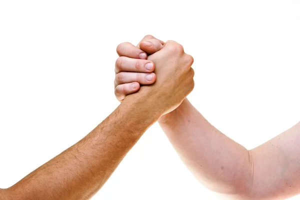 Duas mãos acopladas — Fotografia de Stock
