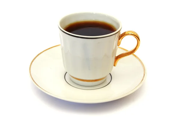 Taza blanca de café — Foto de Stock