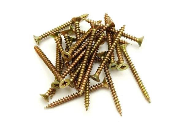 Copper color screw — Stock Photo, Image