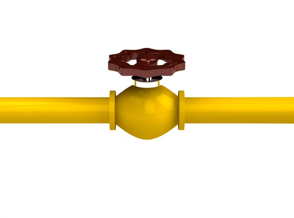 3D gerenderte Pipeline — Stockfoto