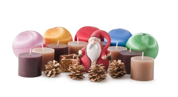 Mikulášské a vánoční koule — Stock fotografie
