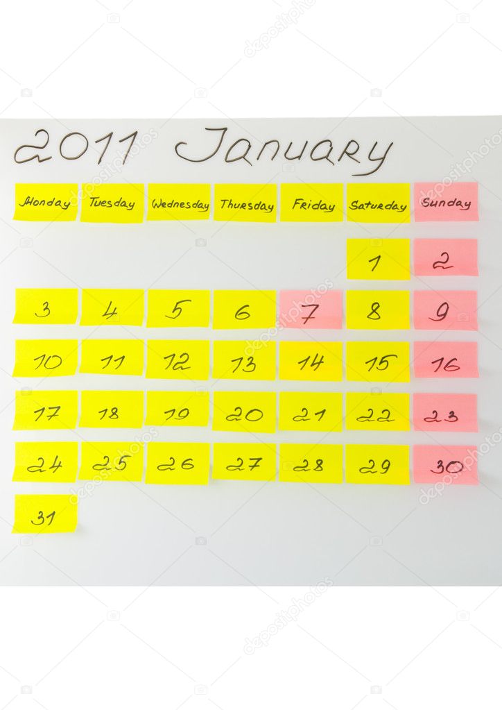 calendario occupato datazione