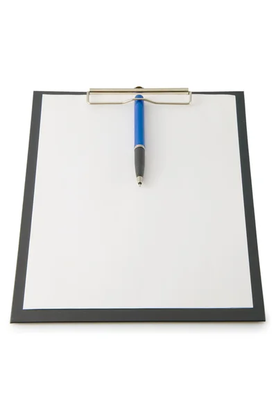 Clip Board With Paper — Stock Photo, Image
