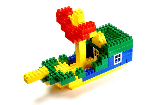 Toy building blocks Rechtenvrije Stockfoto's
