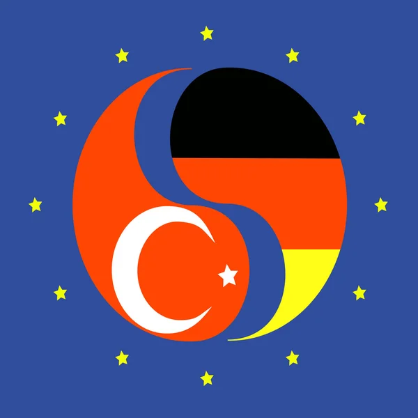 土耳其和欧洲联盟 — 图库照片