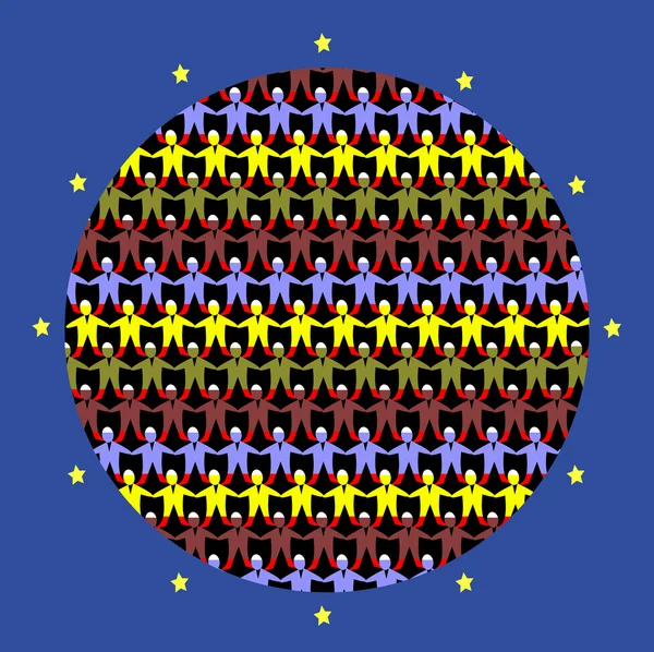 Netwerk in de Europese Unie — Stockfoto